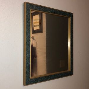 Framed large mirror